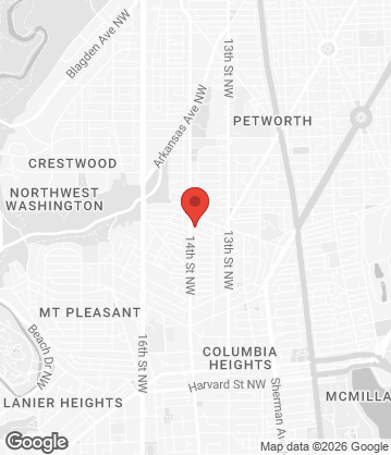 Map of Southern Fried DC - 3605 14th St NW Suite A, Washington, DC, 20010, US